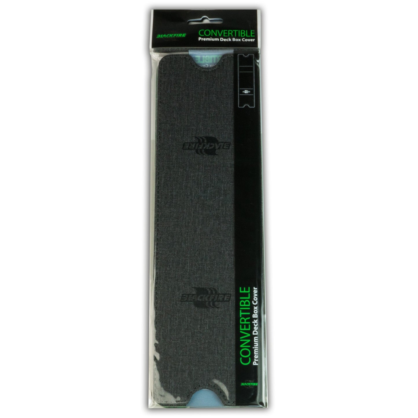 Image for Convertible Deck Box Cover - Single Vertical Black - Deck Boxes