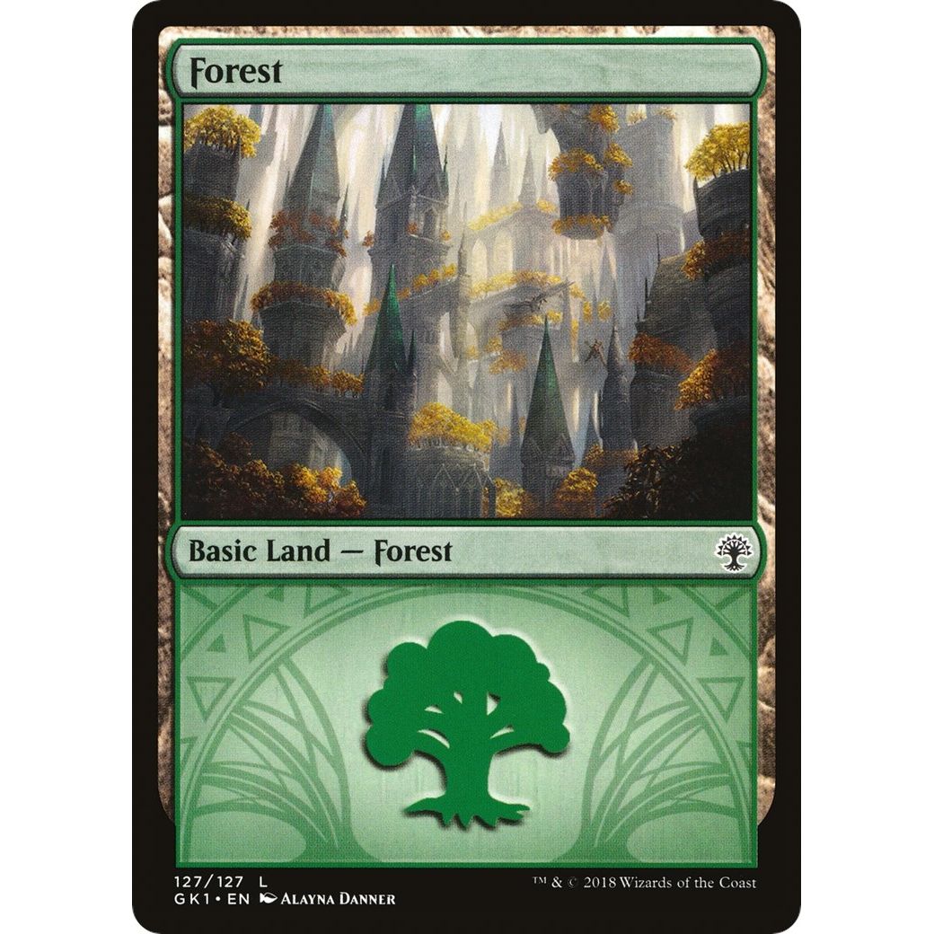 Image for Forest (127) (127) (GR1) - Magic: The Gathering