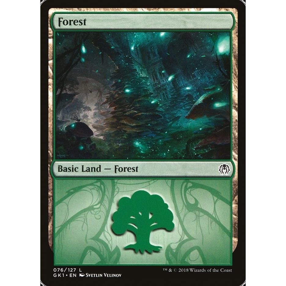 Image for Forest (076) (76) (GR1) - Magic: The Gathering