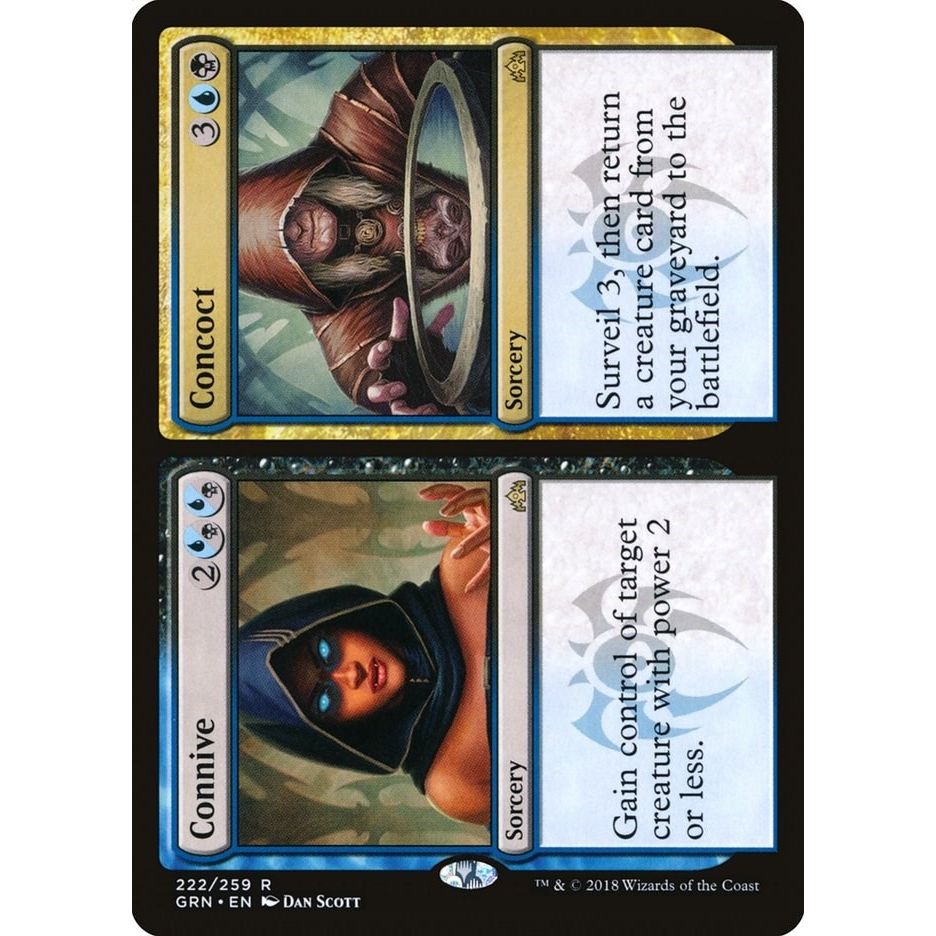 Image for Connive // Concoct (222) (GRN) - Magic: The Gathering