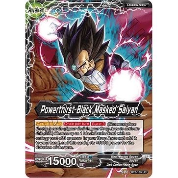 Image for Black Masked Saiyan // Powerthirst Black Masked Saiyan (BT5-105) (DBS-B05) - Dragon Ball Super: Masters