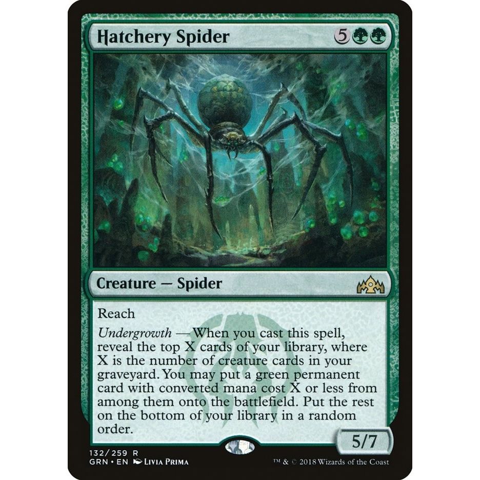 Image for Hatchery Spider (132) (GRN) - Magic: The Gathering