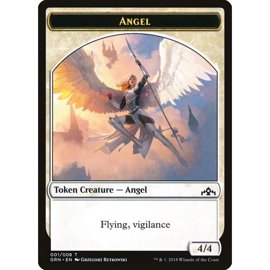 Image for Angel Token (1) (GRN) - Magic: The Gathering