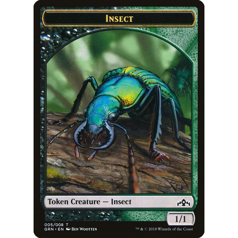 Image for Insect Token (5) (GRN) - Magic: The Gathering