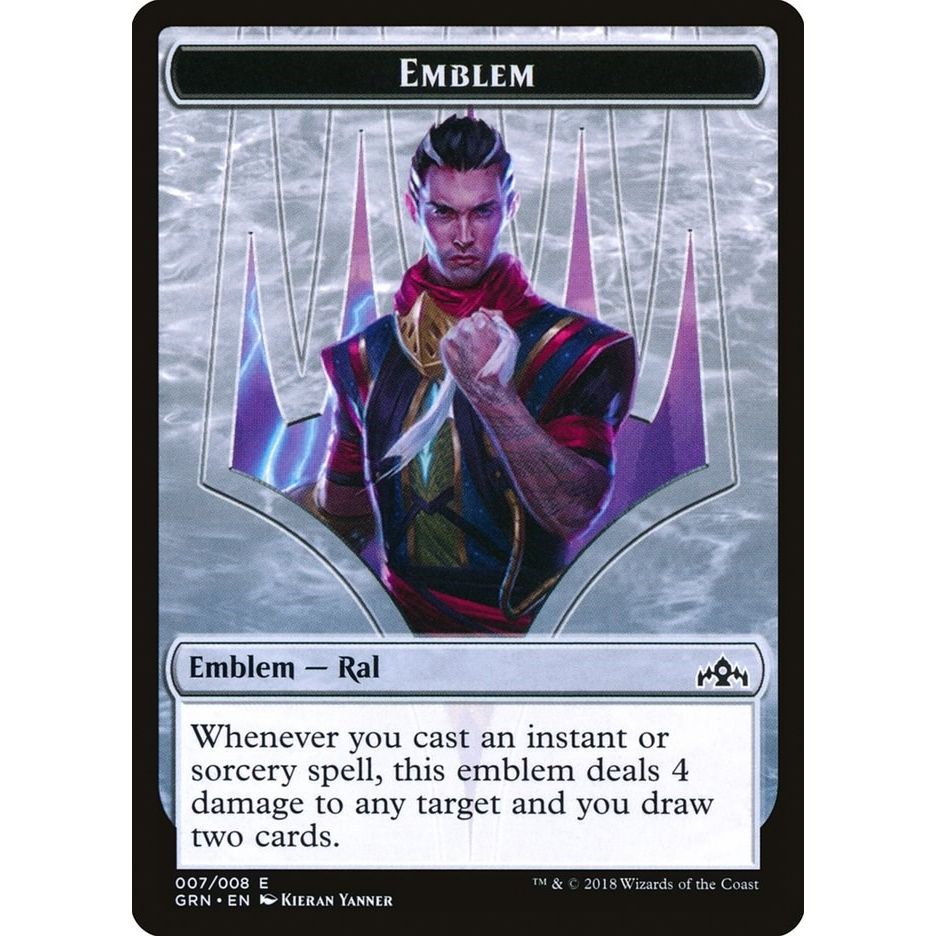 Image for Emblem - Ral, Izzet Viceroy (7) (GRN) - Magic: The Gathering