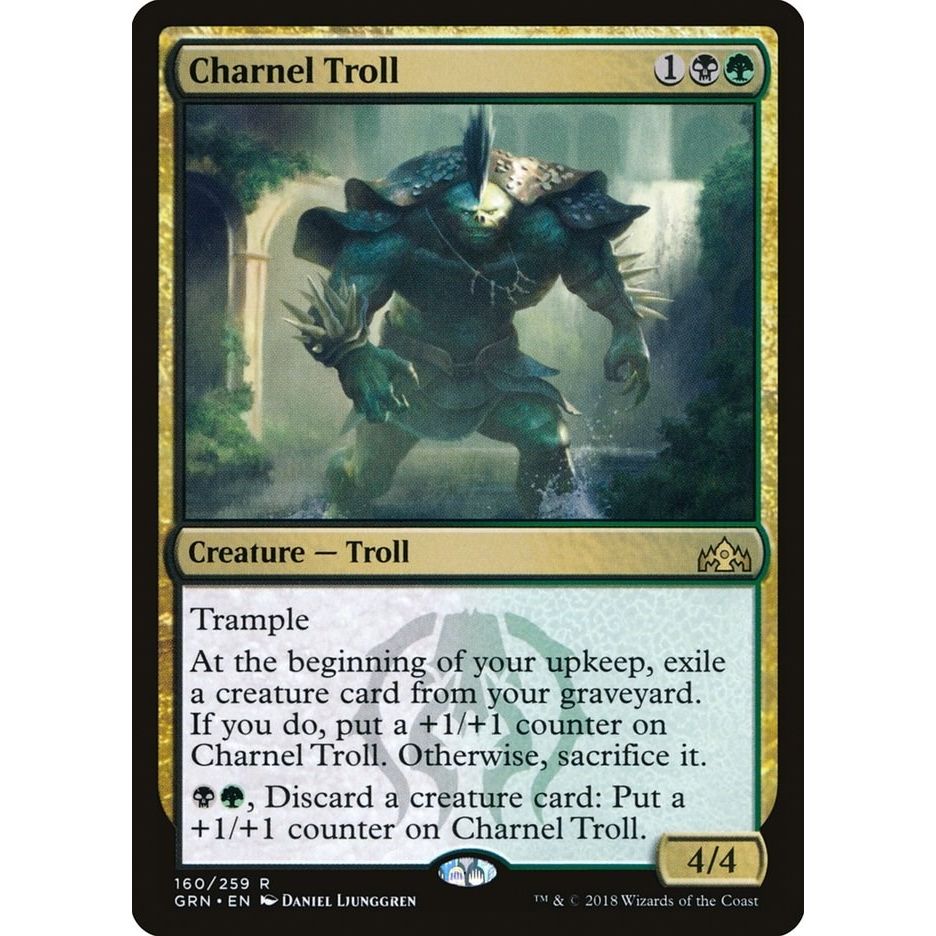 Image for Charnel Troll (160) (GRN) - Magic: The Gathering