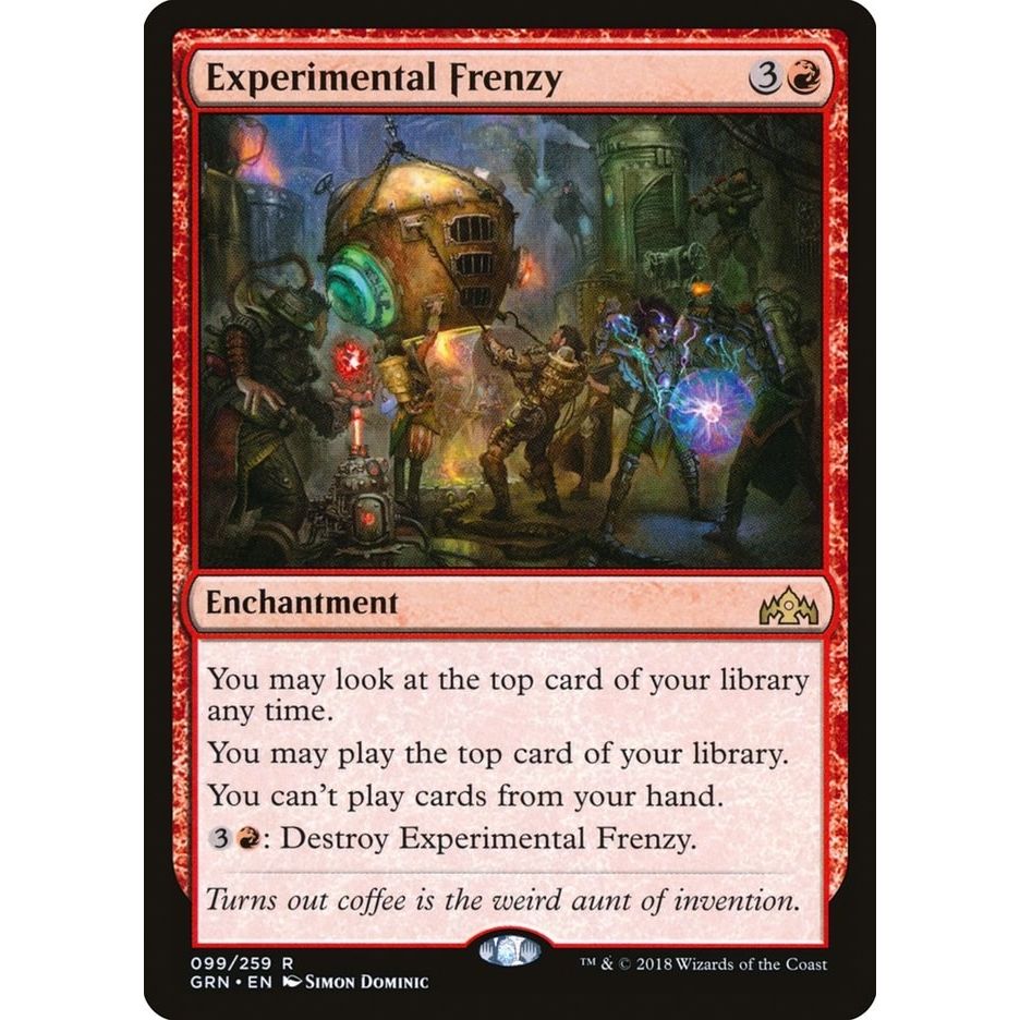 Image for Experimental Frenzy (99) (GRN) - Magic: The Gathering