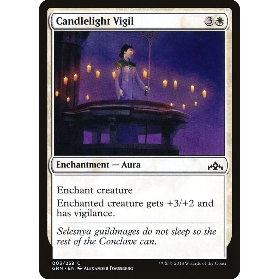 Image for Candlelight Vigil (3) (GRN) - Magic: The Gathering