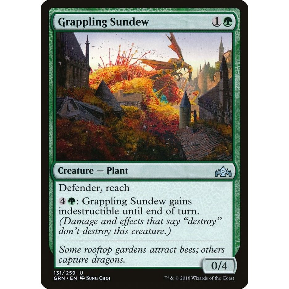 Image for Grappling Sundew (131) (GRN) - Magic: The Gathering