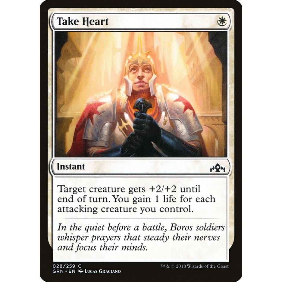 Image for Take Heart (28) (GRN) - Magic: The Gathering