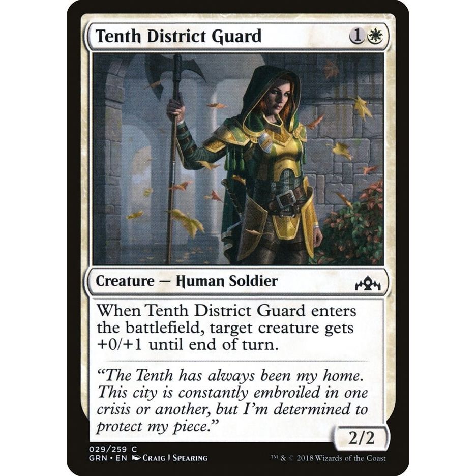 Image for Tenth District Guard (29) (GRN) - Magic: The Gathering