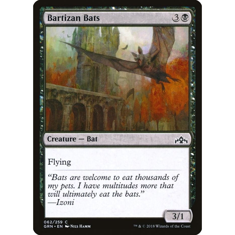 Image for Bartizan Bats (62) (GRN) - Magic: The Gathering