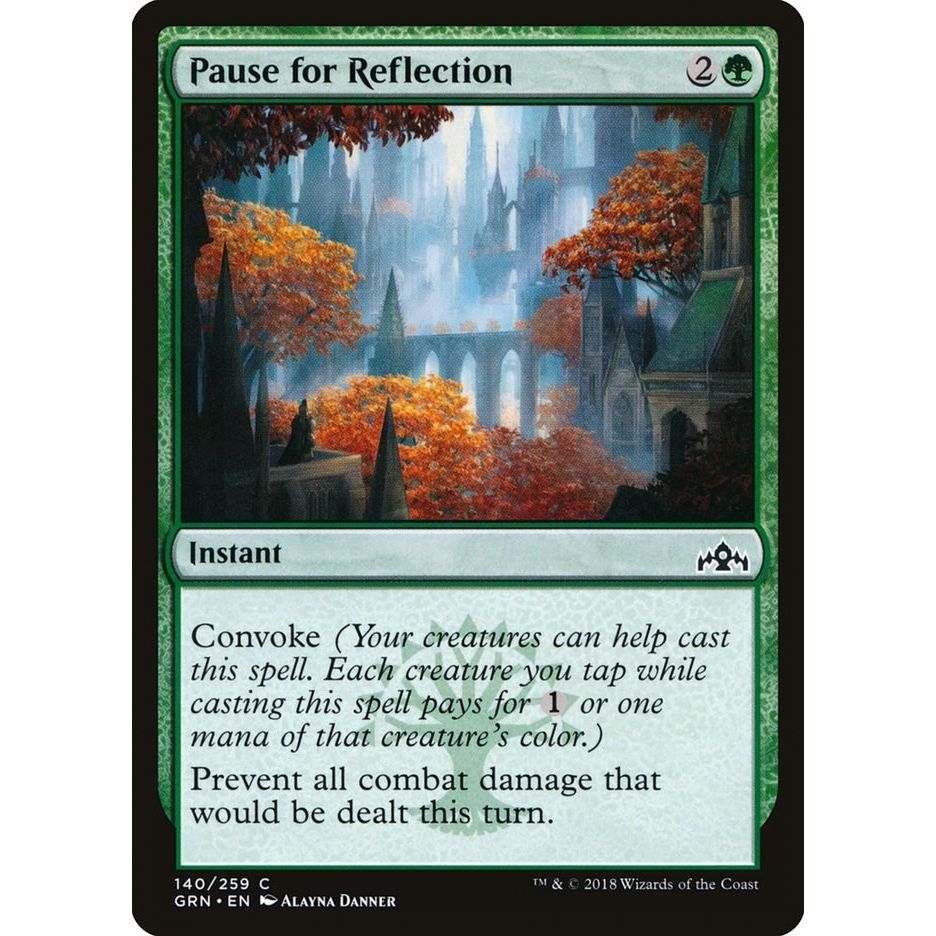 Image for Pause for Reflection (140) (GRN) - Magic: The Gathering