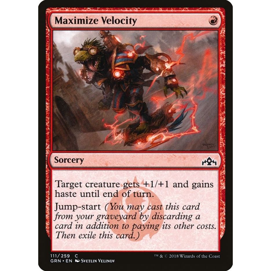 Image for Maximize Velocity (111) (GRN) - Magic: The Gathering
