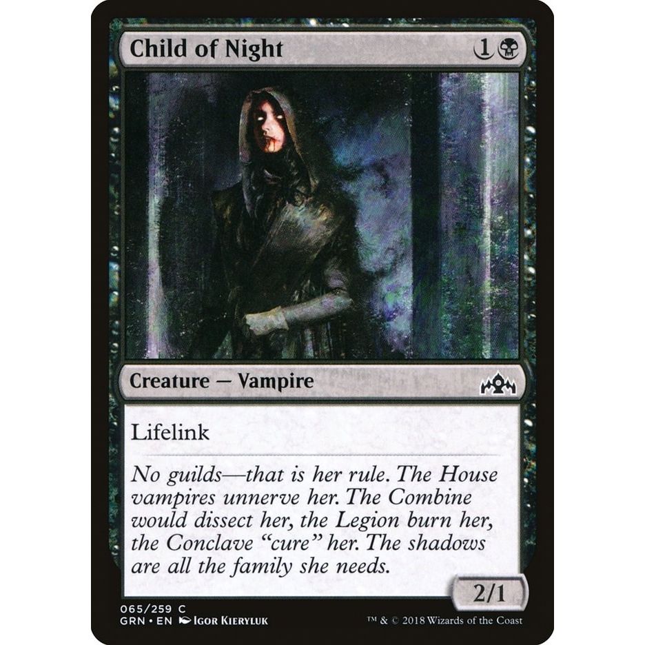 Image for Child of Night (65) (GRN) - Magic: The Gathering