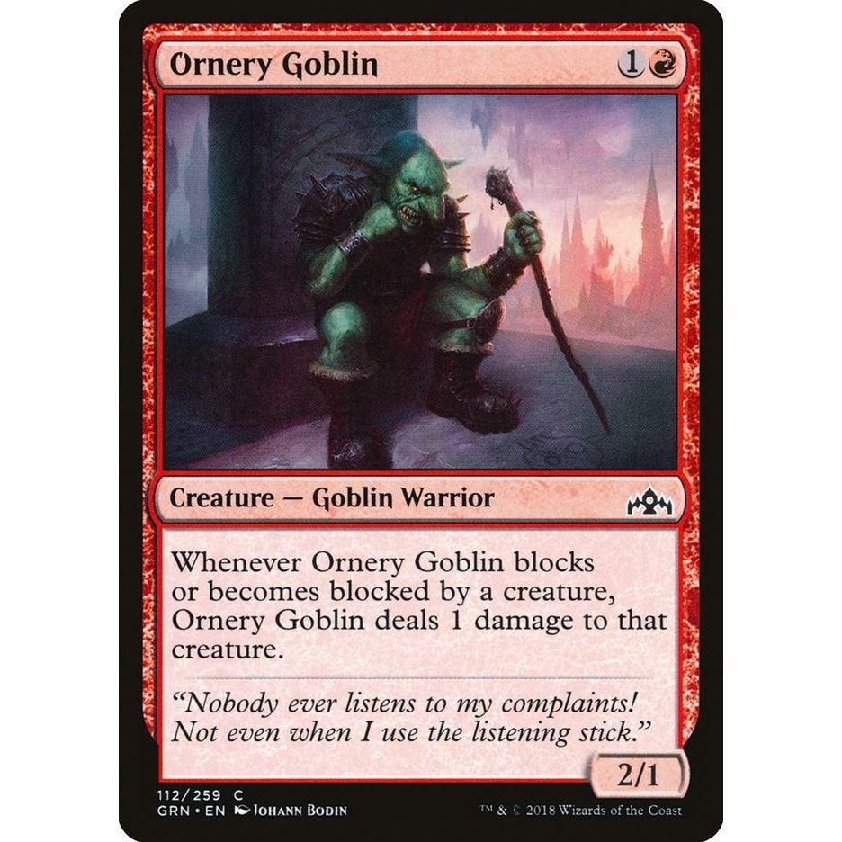 Image for Ornery Goblin (112) (GRN) - Magic: The Gathering