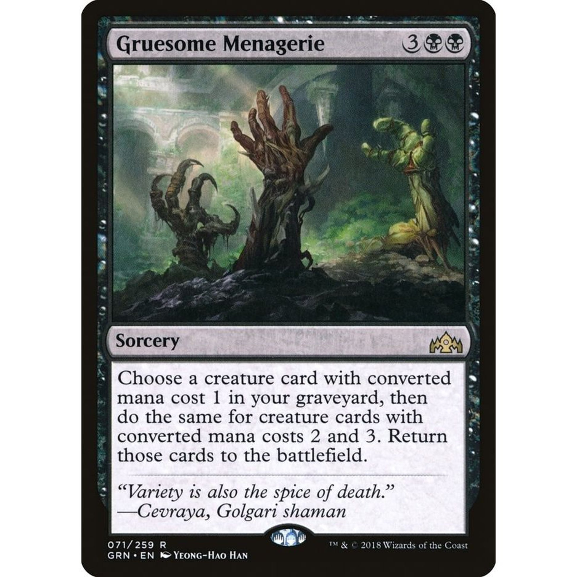 Image for Gruesome Menagerie (71) (GRN) - Magic: The Gathering