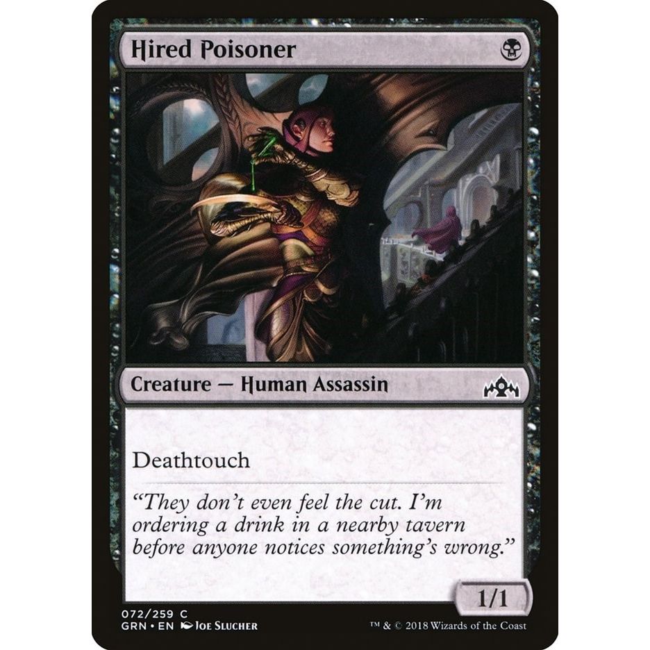 Image for Hired Poisoner (72) (GRN) - Magic: The Gathering