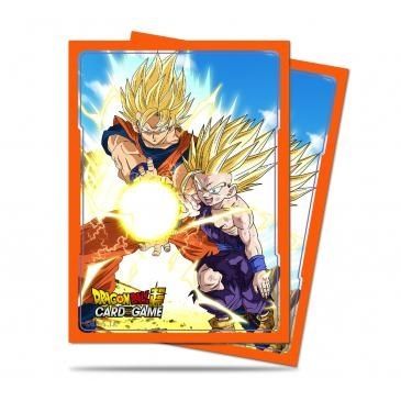 Image for Dragon Balls Standard Deck Protectors - Father-Son Kamehameha (65-Pack) - Card Sleeves