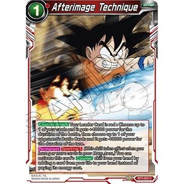 Image for Afterimage Technique (BT5-023) (DBS-B05) - Dragon Ball Super: Masters