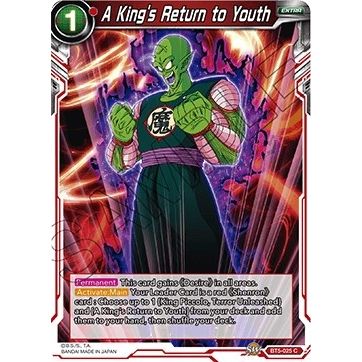 Image for A King's Return to Youth (BT5-025) (DBS-B05) - Dragon Ball Super: Masters