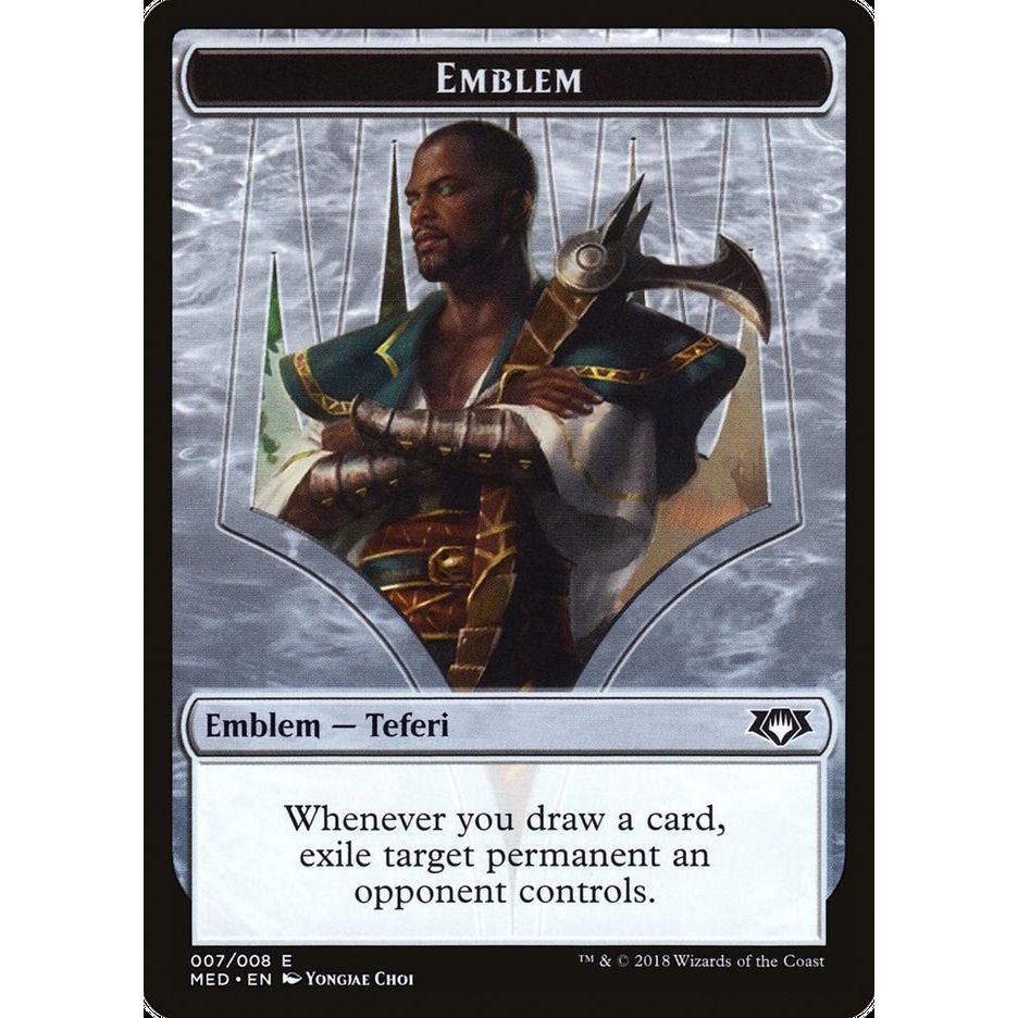 Image for Emblem - Teferi, Hero of Dominaria (7) (MED) - Magic: The Gathering