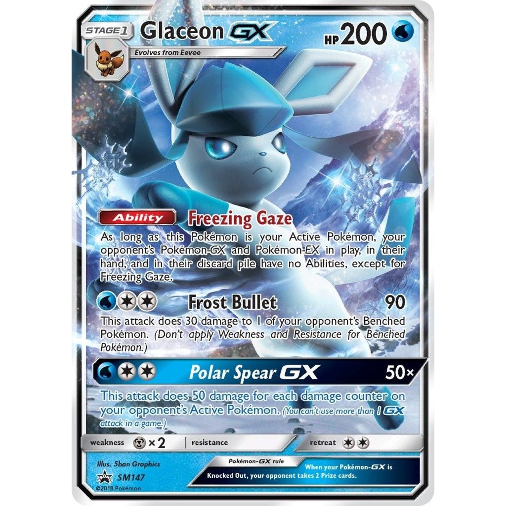 Image for Glaceon GX - SM147 (SM147) (SMP) - Pokemon