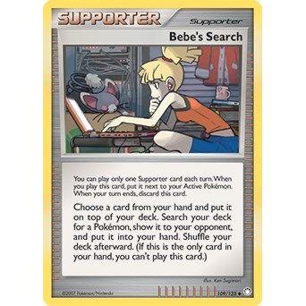 Image for Bebe's Search - 109/123 (Cosmos Holofoil) (109/123) (MCAP) - Pokemon