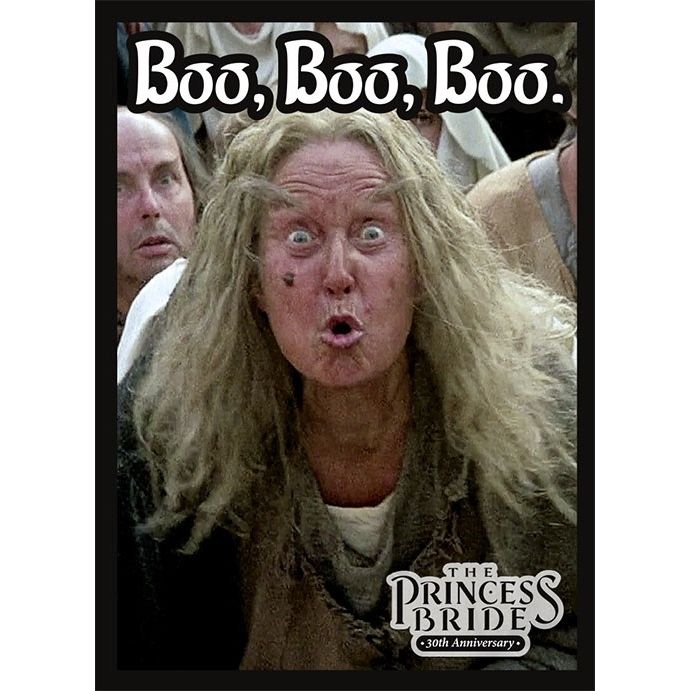 Image for Double Matte Sleeve - Princess Bride: Boo, Boo, Boo (50-Pack) - Card Sleeves