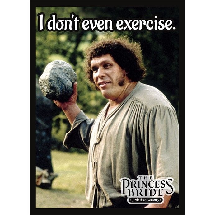 Image for Double Matte Sleeve - Princess Bride: Exercise (50-Pack) - Card Sleeves