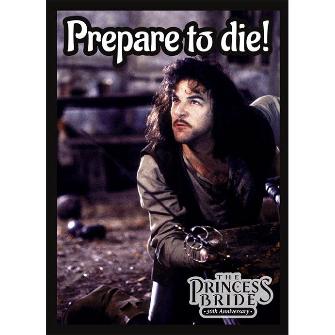 Image for Double Matte Sleeve - Princess Bride: Prepare to Die! (50-Pack) - Card Sleeves