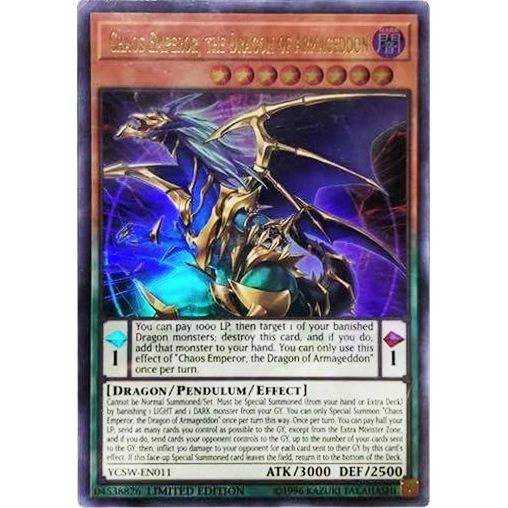 Image for Chaos Emperor, the Dragon of Armageddon (UR) (YCSW-EN011) (YCSW) - YuGiOh