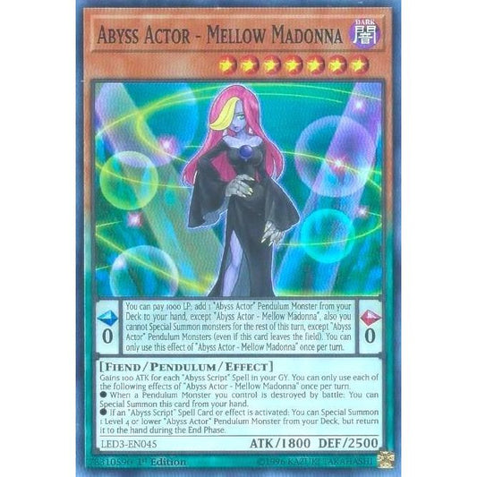Image for Abyss Actor - Mellow Madonna (LED3-EN045) (LED3) - YuGiOh