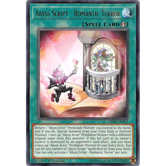 Image for Abyss Script - Romantic Terror (LED3-EN047) (LED3) - YuGiOh