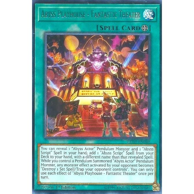 Image for Abyss Playhouse - Fantastic Theater (LED3-EN048) (LED3) - YuGiOh