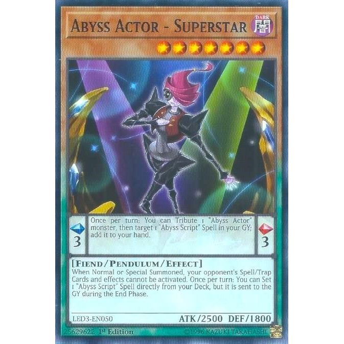 Image for Abyss Actor - Superstar (LED3-EN050) (LED3) - YuGiOh