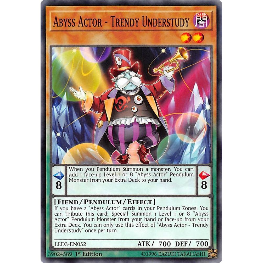 Image for Abyss Actor - Trendy Understudy (LED3-EN052) (LED3) - YuGiOh