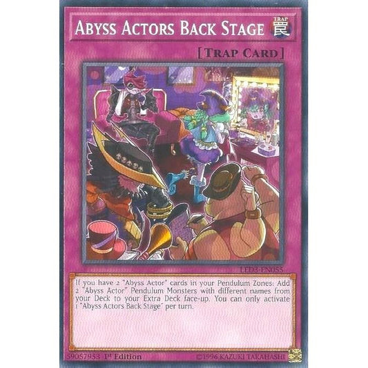 Image for Abyss Actors Back Stage (LED3-EN055) (LED3) - YuGiOh