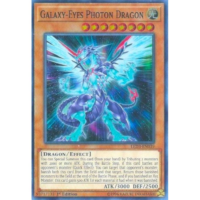 Image for Galaxy-Eyes Photon Dragon (LED3-EN039) (LED3) - YuGiOh