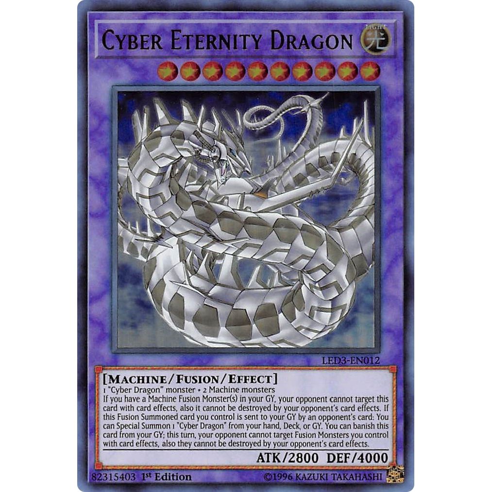 Image for Cyber Eternity Dragon (LED3-EN012) (LED3) - YuGiOh