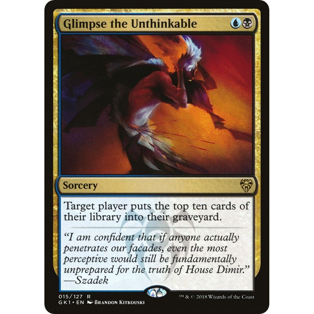 Image for Glimpse the Unthinkable (15) (GR1) - Magic: The Gathering