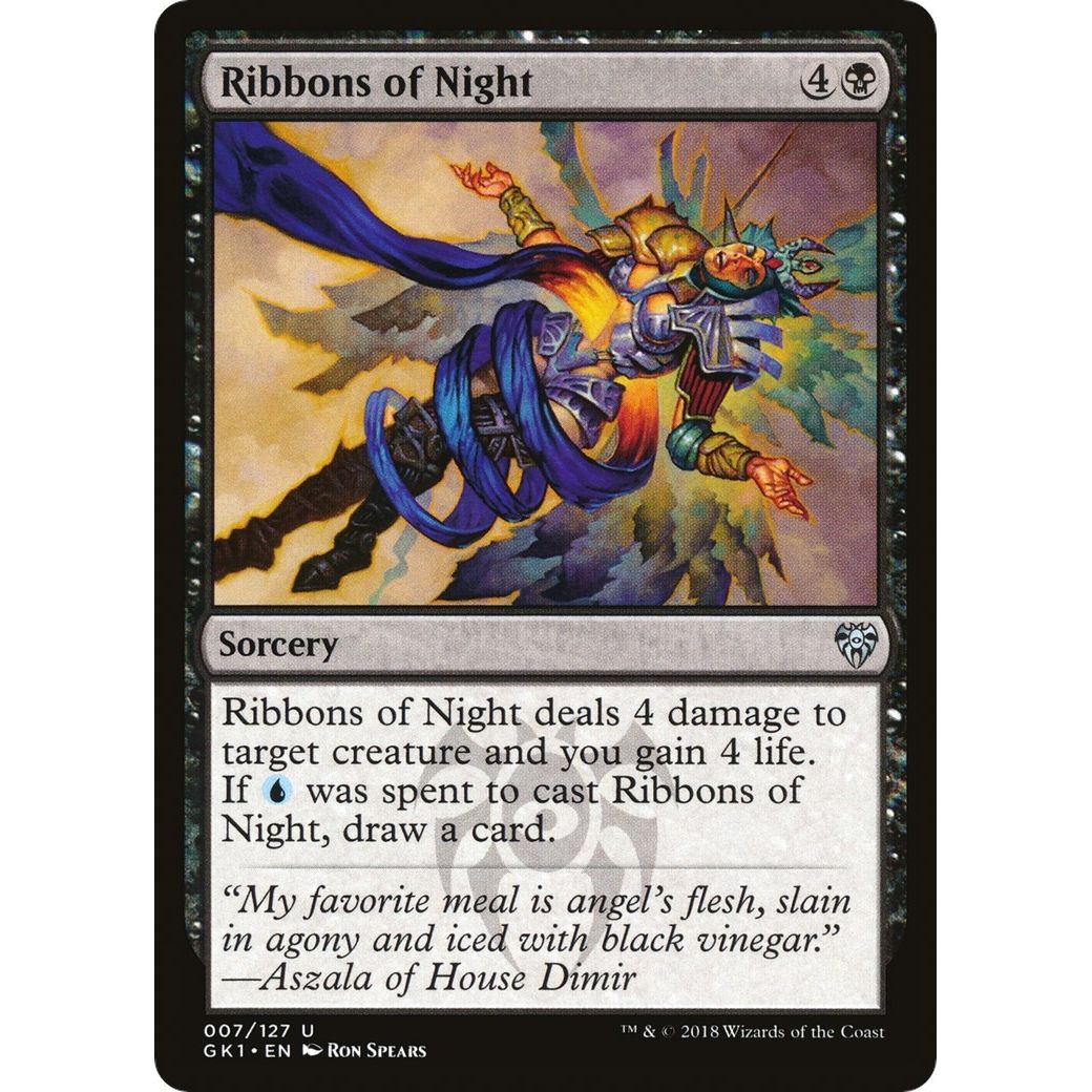 Image for Ribbons of Night (7) (GR1) - Magic: The Gathering