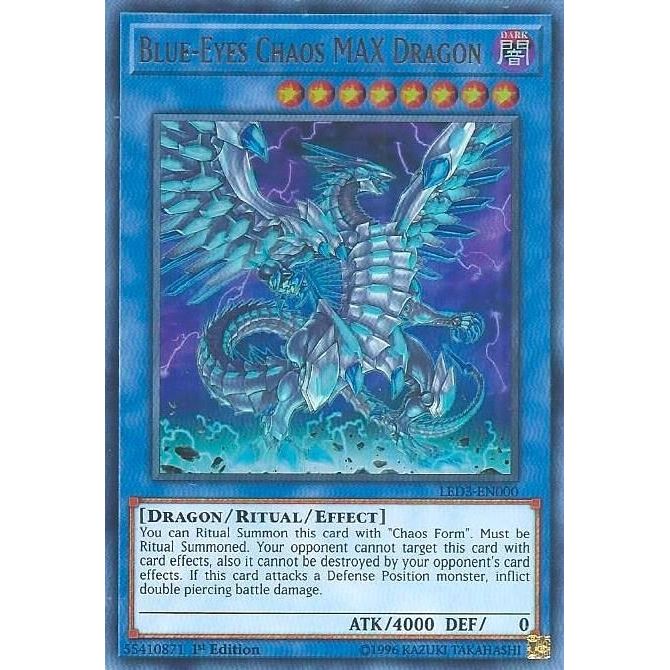 Image for Blue-Eyes Chaos MAX Dragon (LED3-EN000) (LED3) - YuGiOh