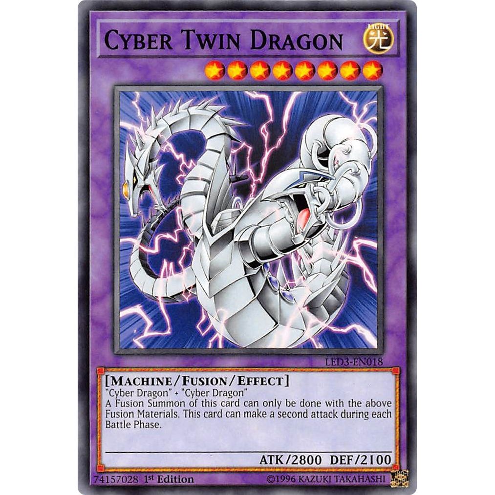 Image for Cyber Twin Dragon (LED3-EN018) (LED3) - YuGiOh
