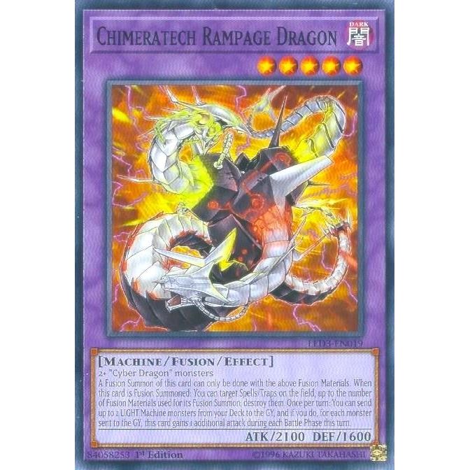 Image for Chimeratech Rampage Dragon (LED3-EN019) (LED3) - YuGiOh