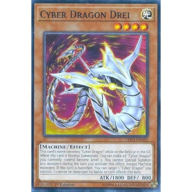 Image for Cyber Dragon Drei (LED3-EN020) (LED3) - YuGiOh