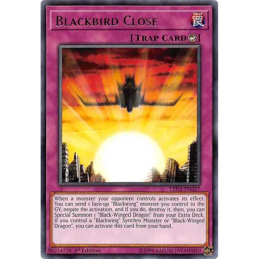 Image for Blackbird Close (LED3-EN027) (LED3) - YuGiOh