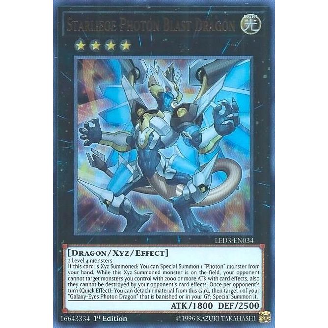 Image for Starliege Photon Blast Dragon (LED3-EN034) (LED3) - YuGiOh