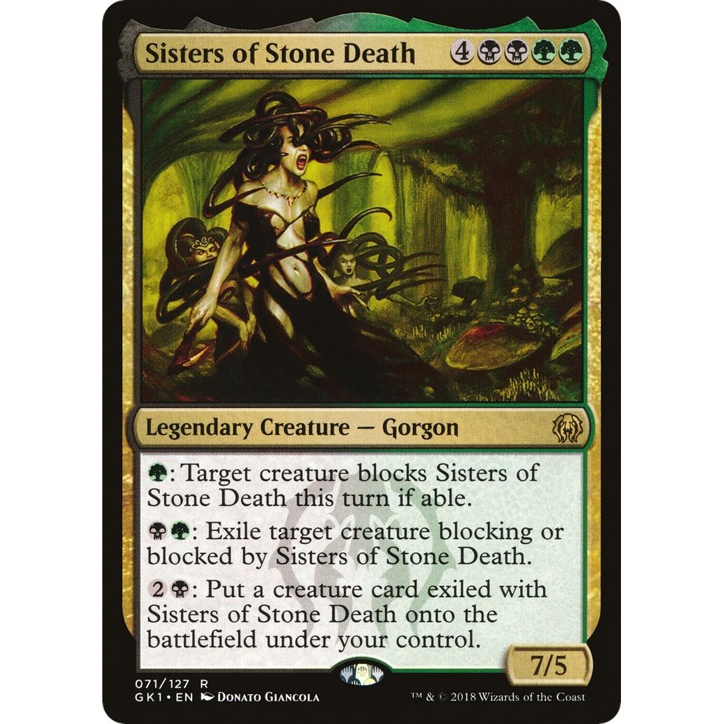 Image for Sisters of Stone Death (71) (GR1) - Magic: The Gathering