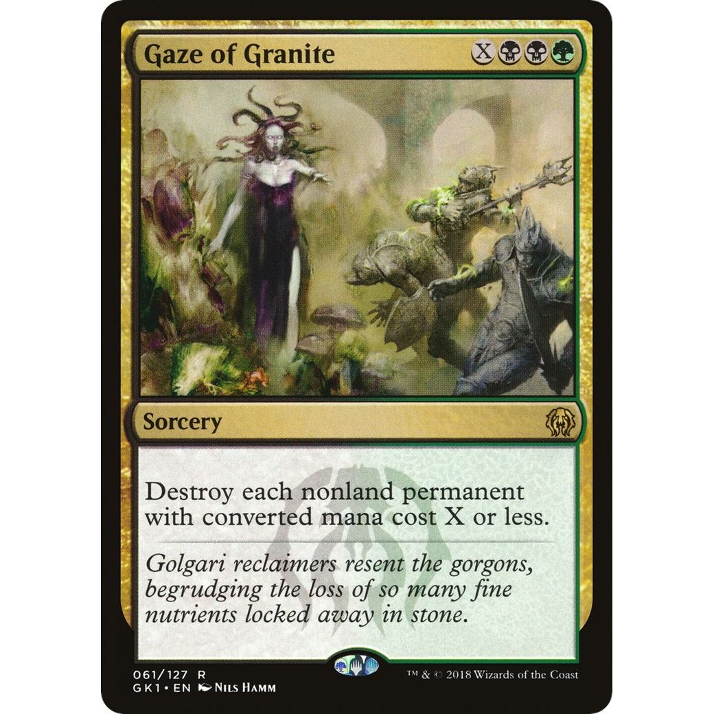Image for Gaze of Granite (61) (GR1) - Magic: The Gathering